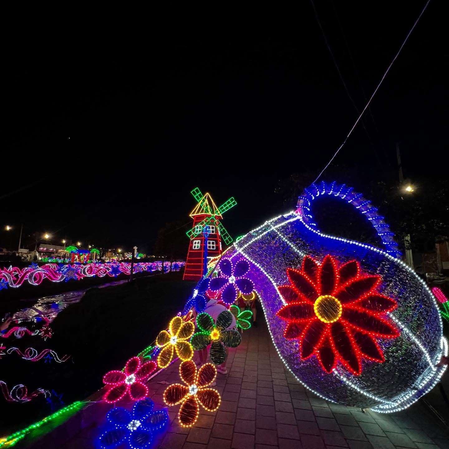 luces de navidad en municipio de Marinilla.